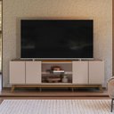 Ver imagem 1 de Rack para Tv com 4 Portas e Nicho Central para Sala