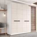 Ver imagem 1 de Guarda Roupa Casal 161,1cm com 4 Portas e 4 Gavetas 240842 Lisboa Politorno Móveis