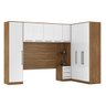 Guarda Roupa Dormitório Modulado Irlanda Casal/queen Canto - Amêndola Touch e Branco - Roupeiro Demo - 7