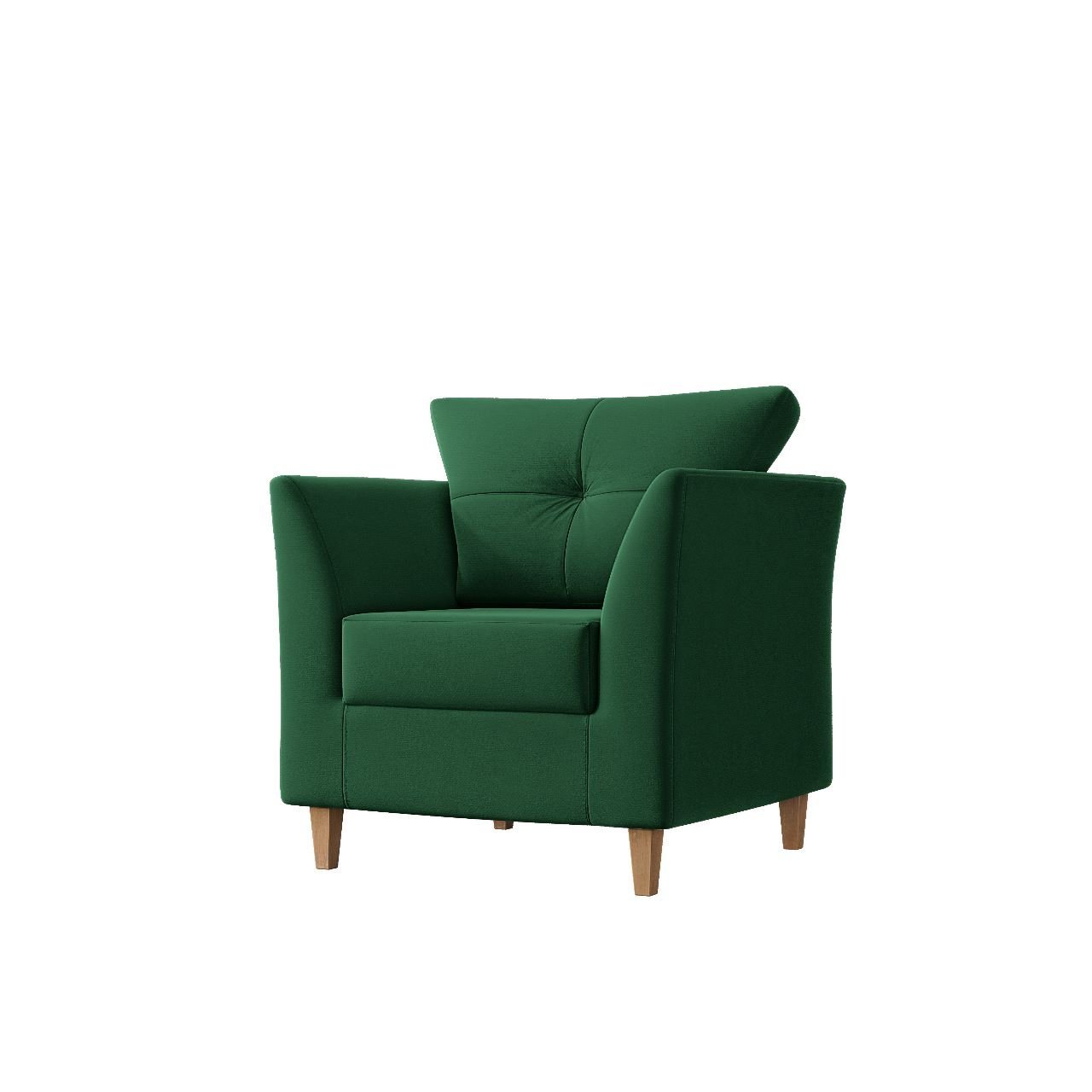 Poltrona para Sala Decorativa Isis Suede Verde Visan Estofados - 2