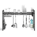 Ver imagem 2 de Escorredor de Louça Suspenso Rack Ii Duplo Preto Arthi 2540