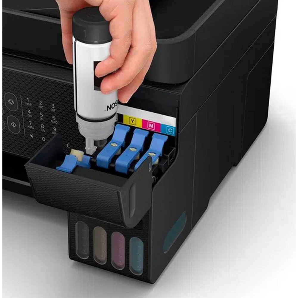 Impressora Multifuncional Jato De Tinta Epson L Colorido Wi Fi Madeiramadeira