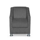Ver imagem 1 de Mini Poltrona Cadeira Infantil Tilla de Criança Suede Cinza Escuro