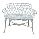 Ver imagem 1 de Banco Namoradeira Modelo Viena 2 Lugares - Branco