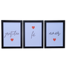 Kit 3 Quadros em MDF 1 Kit 3 Quadros 1 - 1