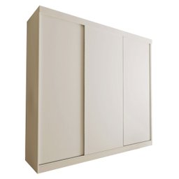 Guarda-roupa Casal 3 Portas de Correr 4 Gavetas Cronos - Branco - 2