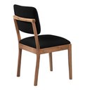 Ver imagem 5 de Kit 8 Cadeiras Decorativa Sala de Jantar Luxo Julia Facto Preto - Mozzelar