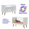 Conjunto Quarto de Bebê 100% Mdf Branco Eliana Jm Móveis Baby - 3