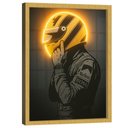 Ver imagem 1 de Quadro Decorativo Piloto Neon Amarelo