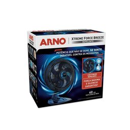 Ventilador Arno Xtreme Force Breeze Mesa Repelente 40cm Preto VB55 - 220V - 15