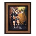 Ver imagem 1 de Quadro São Miguel Arcanjo Holográfico 3D Moldura Luxo 38x30 cm