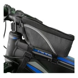 Bolsa Bike Para Celular Documento Mtb Quadro Tiras Colante - 4