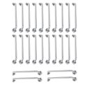 Ver imagem 1 de Alça Barra de Apoio Inox 80cm Acessibilidade Kit 24 Unidades Idoso Deficiente Cadeirante Gestante Qu