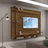 Painel Para Sala Até 65 Polegadas Estilo Industrial Malbec Onix Luapa - 1