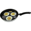 Ver imagem 1 de Frigideira 3 ovos Antiaderente Teflon Interno N°22 1,5 Litros