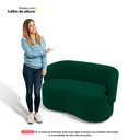 Ver imagem 7 de Kit 2 Poltronas e 1 Namoradeira Aisha Orgânica Bouclê Verde - Desk Design
