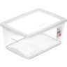 Caixa Organizadora 7,5l Tampa Click Ordene My Closet Plástica Transparente Roupeiro Lavanderia - 1