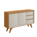 Ver imagem 2 de Buffet Vertex 2 Portas 3 Gavetas Naturalle Off White