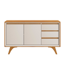 Ver imagem 1 de Buffet Vertex 2 Portas 3 Gavetas Naturalle Off White