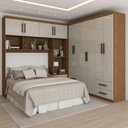 Ver imagem 1 de Guarda-roupa Casal Modulado Paradise 10 Portas 6 gavetas - Pm
