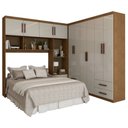 Ver imagem 3 de Guarda-roupa Casal Modulado Paradise 10 Portas 6 gavetas - Pm