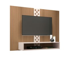 Painel Suspenso Skin para Sala de Estar/ Escritório Freijó Off White - 1