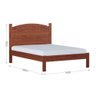 Cama Casal Bronze (145Cm) Imbuia - 2