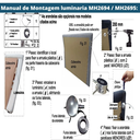 Ver imagem 6 de Cabeceira Mh-2694 Herval Estofado Queen para Colchão 158 Cm com Luminária Linho Bege C