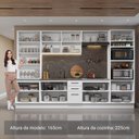 Ver imagem 4 de Armário de Cozinha Completa 340cm Branco Agata Madesa 01 Branco