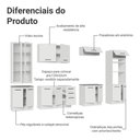 Ver imagem 5 de Armário de Cozinha Completa 340cm Branco Agata Madesa 01 Branco