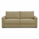 Ver imagem 3 de Sofá Sala de Estar Nilo Retratil Manual Bipartido 270cm 4 Lugares Bouclê Bege m1 - Monari Design