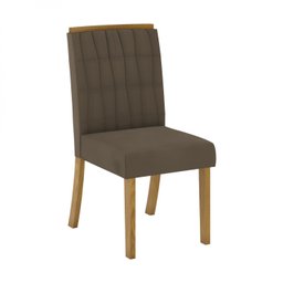 Conjunto Sala de Jantar Mesa Tampo Mdf e Vidro 8 Cadeiras Itália Espresso Móveis - 6