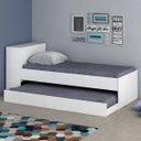 Ver imagem 1 de Cama Solteiro com Baú e Cama Auxiliar Bali Yescasa