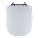 Ver imagem 1 de Assento Sanitário Tampa de Vaso Branco Resina Poliester Donna para Bacia Santamarina