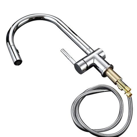 Torneira Gourmet Bancada Cozinha Retratil Ducha 2 Modos de Jato Monocomando Quente Frio
