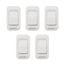 Kit Botão Sem Fio Campainha A Pilha 12V Brasfort 5 Unidades - 1
