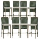 Ver imagem 1 de 8 Banqueta em Alumínio Roma Fendi Corda Náutica Tecido 3