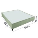 Ver imagem 3 de Cama Box Casal 1,38m com 38cm de Altura Suede Prince Bege