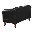 Ver imagem 4 de Namoradeira Duque Chest 2 Lug Courano Preto