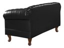 Ver imagem 4 de Namoradeira Duque Chest 2 Lug Courano Preto