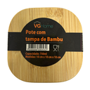 Ver imagem 6 de Kit 4 Potes Herméticos Quadrados Tampa de Bambu 750ml