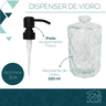 Porta Sabonete Liquido Preto Aço Inox 304 Dispenser 320ml - 2