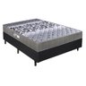 Cama Box Casal Colchão Espuma D33 Coala Toraflex + Box Sintético 60x138x188 Preto - 1