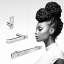 Ver imagem 2 de Kit Acessório de Banheiro Escovado 3 Peças Grego Metal 2030pm