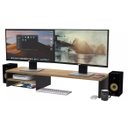 Ver imagem 1 de Suporte Dois Monitor Gamer Mesa Setup Home Office