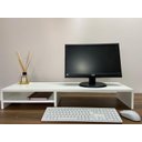 Ver imagem 2 de Suporte Dois Monitor Gamer Mesa Setup Home Office