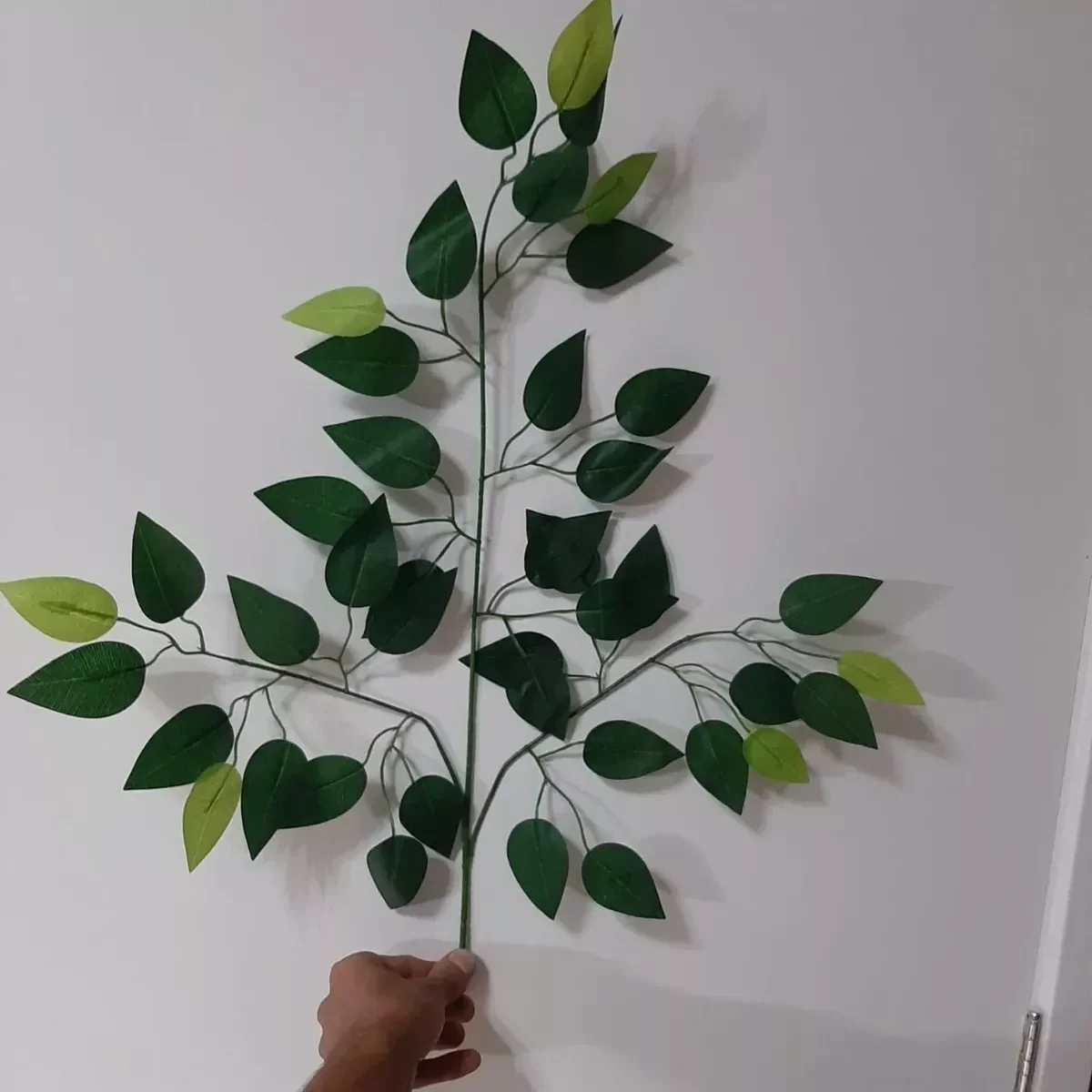 Ver imagem 4 de Folha De Ficus Artificial Kit 12 Galhos 60x50cm Rede Móveis