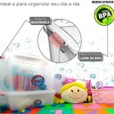 Ver mais imagens de Kit 2 Caixas Organizadoras Multiuso 2,5l+17l Transparente
