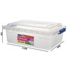 Kit 2 Caixas Organizadoras Multiuso 2,5l+17l Transparente - 3