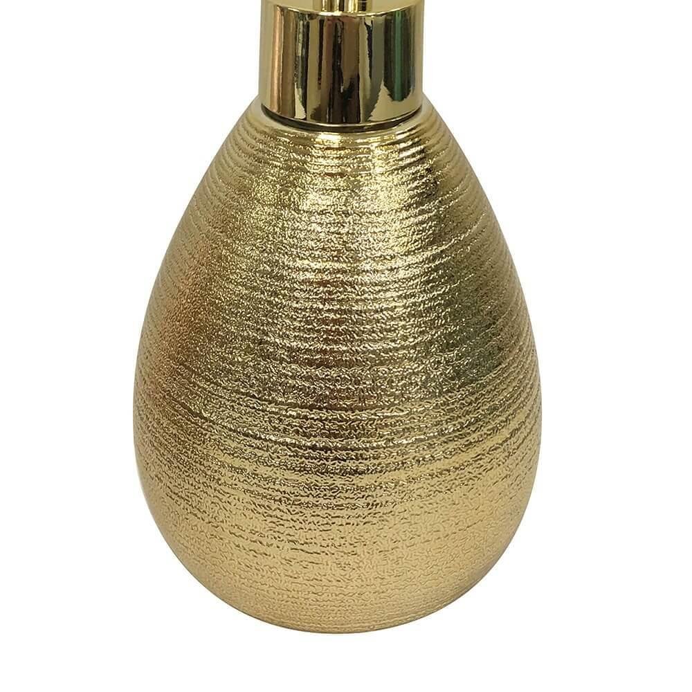 Saboneteira Líquida Dourado 400ml em Dolomita - Casambiente - 2